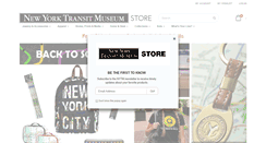 Desktop Screenshot of nytransitmuseumstore.com